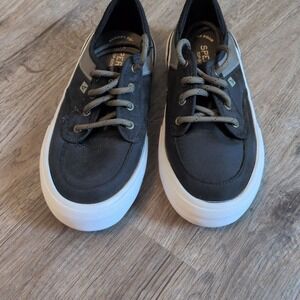 Sperry Soletide Boys Lace-Up Boat Shoes